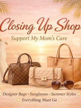 🌞 CLOSET CLEANOUT SALE                🌺 CLOSING UP SHOP — SUMMER       EDITION